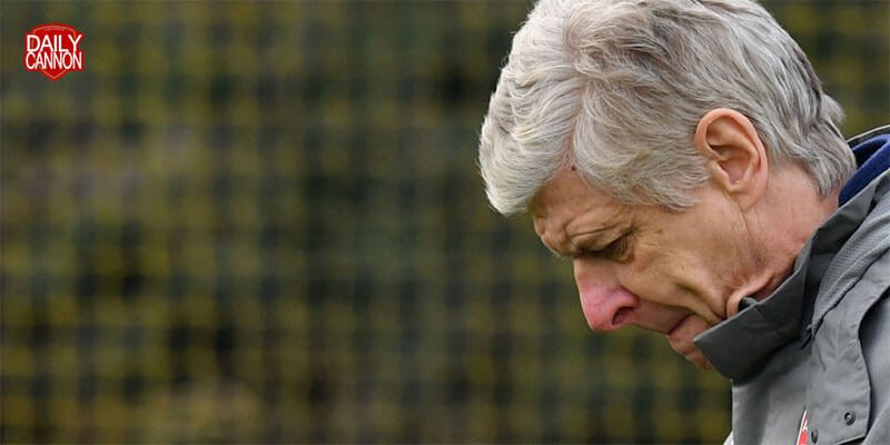 arsene wenger sad