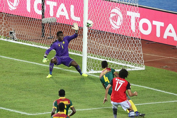 AFCON final report: Elneny scores but Cameroon break Egyptian hearts 2 Elneny (17) breaks the deadlock with a side-footed effort past Fabrice Ondoa