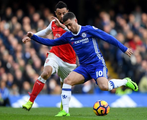 Francis Coquelin and Eden Hazard