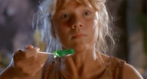 jurassic park scared gif