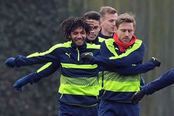 mohamed elneny arsenal training