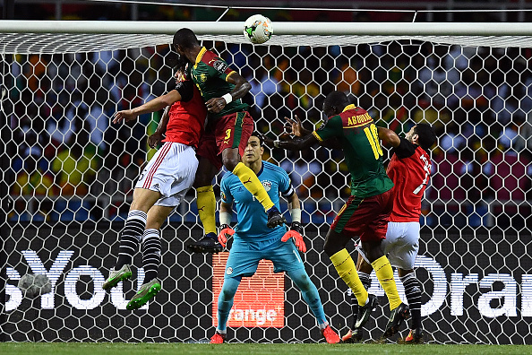 AFCON final report: Elneny scores but Cameroon break Egyptian hearts 3 Nicolas N'Koulou heads home Cameroon's equaliser