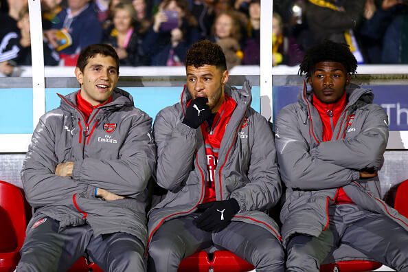 xxxx during the Emirates FA Cup fifth round match between Sutton United and Arsenal on February 20, 2017 in Sutton, Greater London.