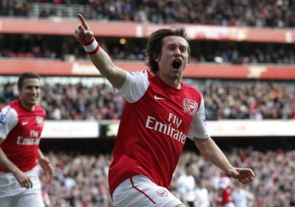 51 players who've cost Arsenal the most 10 Tomas Rosicky scores against Tottenham