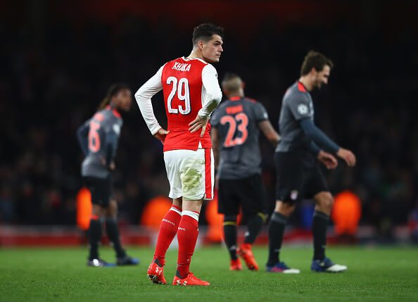 Granit Xhaka v Bayern Munich