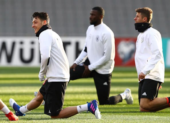 MESUT OZIL TRAINING GERMANY