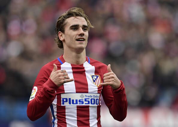 Atletico Madrid's French forward Antoine Griezmann