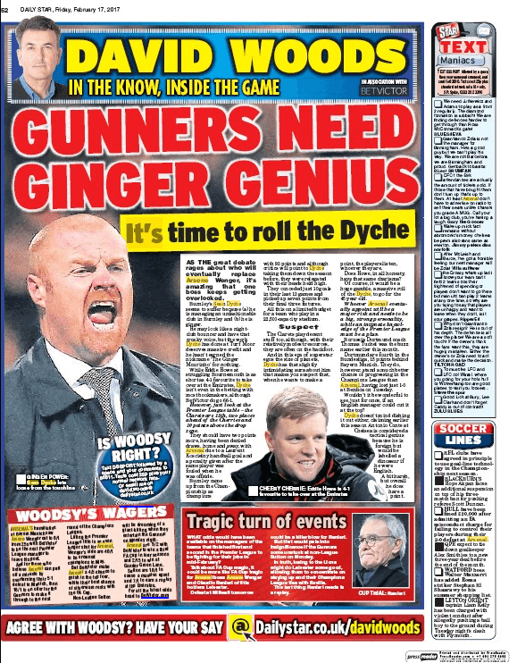 daily star sean dyche