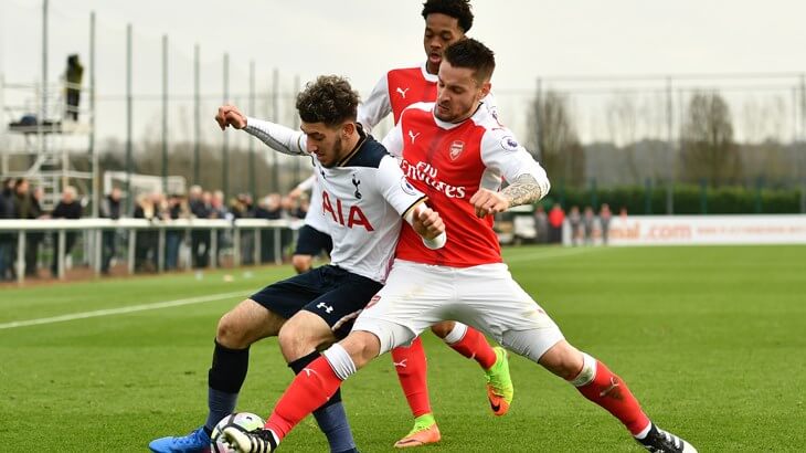 Journalist calls Debuchy 'stoic professional' despite constant moaning about Arsenal 3 Debuchy in action against Tottenham u23s