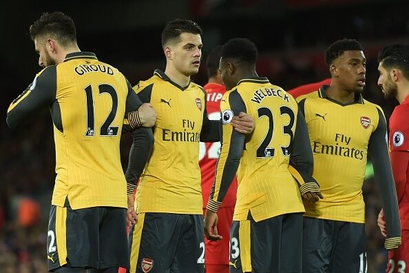 granit xhaka v liverpool