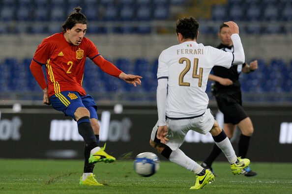 hector bellerin spain v italy