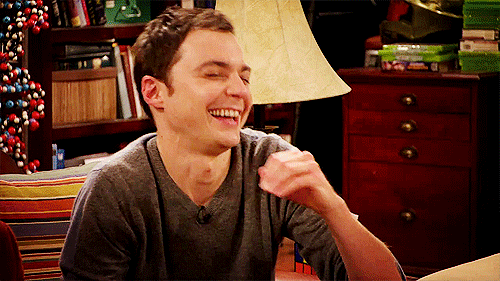 jim parsons laughing