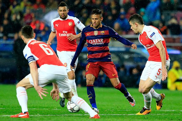 neymar v arsenal