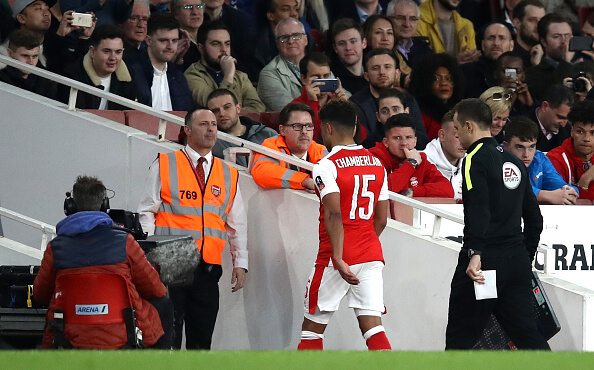 during The Emirates FA Cup Quarter-Final match between Arsenal and Lincoln City at Emirates Stadium on March 11, 2017 in London, England.