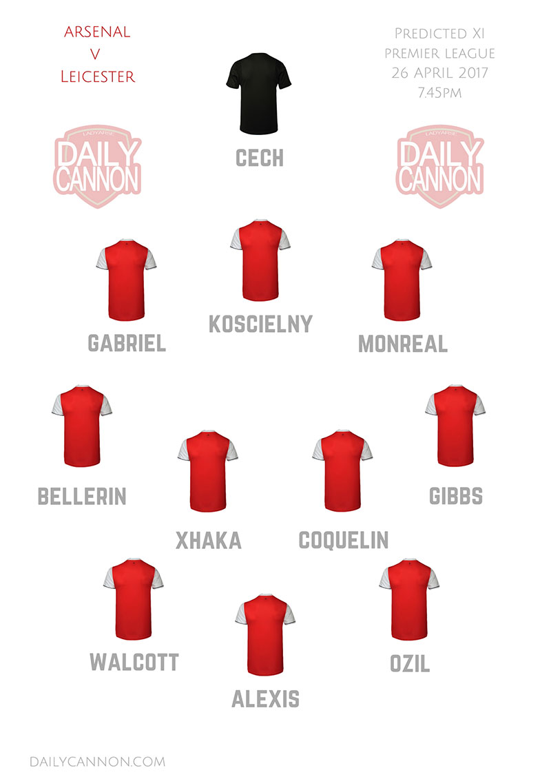 arsenal v leicester