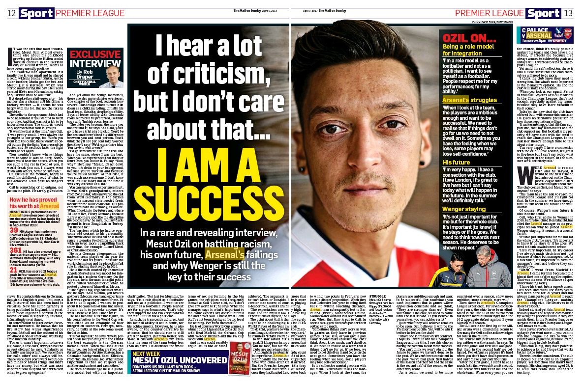 mai lon sunday ozil