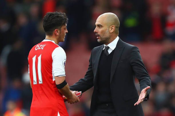 mesut ozil pep guardiola