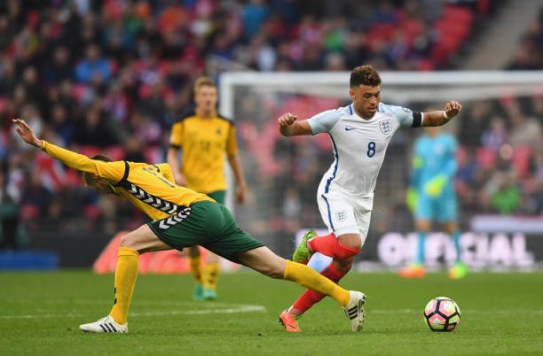 Make or break time: Arsenal vs Manchester City preview 2 The Ox in action for England during their World Cup qualifier against Lithuania last weekend