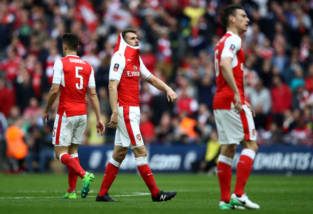 Ramsey believes Arsenal's critics have been answered 2 Ramsey (pictured, centre) in action against City