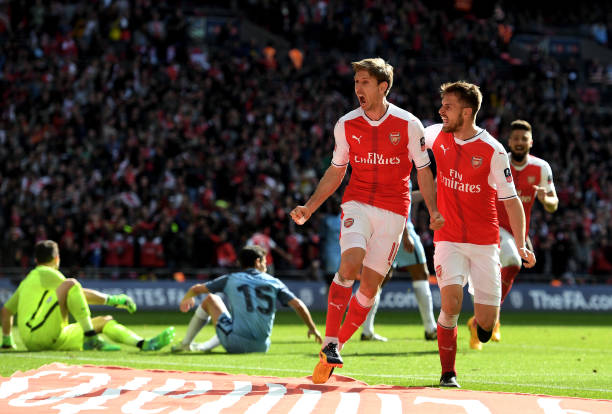 Defensive blunders, dramatic Pep Guardiola & 'Aguerooo!': 23 things Arsenal fans can expect from cup final 12 ramsey city3