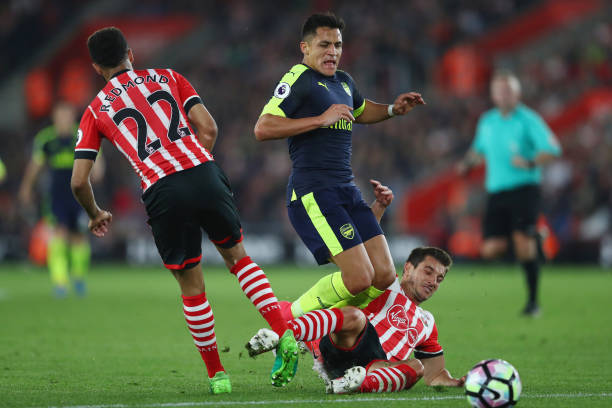 Player focus: Alexis gradually finds his groove v Southampton 2 alexis sou2