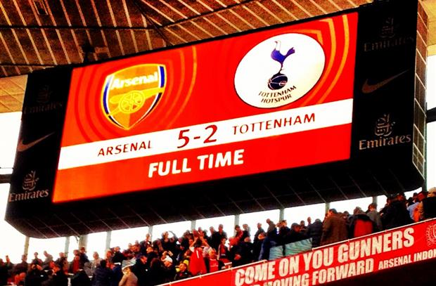 arsenal 5 spurs 2