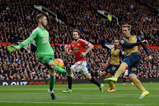 De Gea has been far from "unbeatable" in games against Arsenal 2 ddg ars