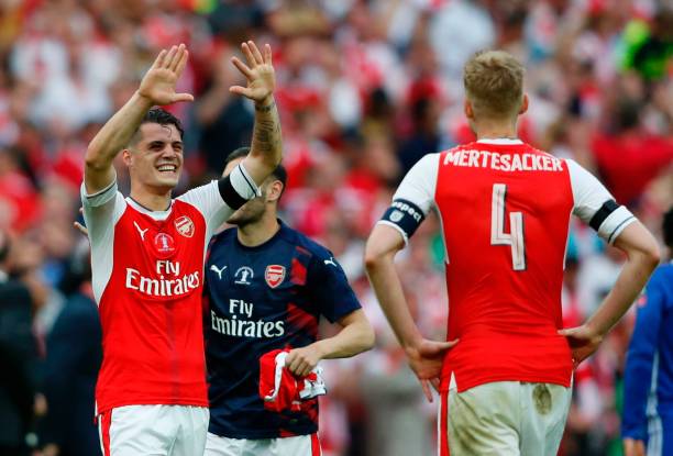 granit xhaka fa cup final