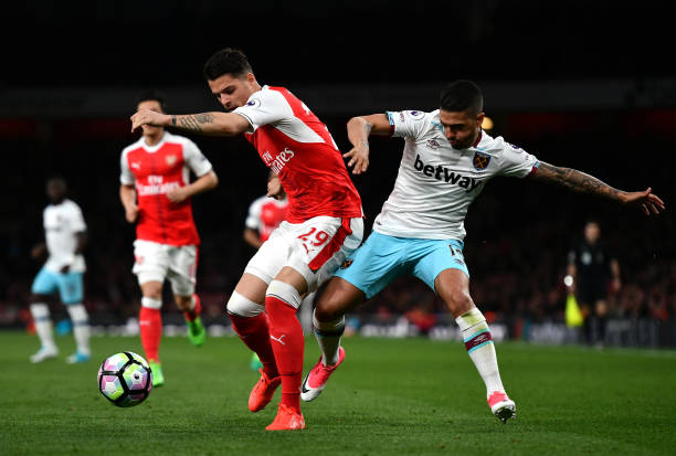 xhaka west ham