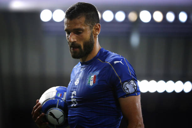 Italys forward Antonio Candreva