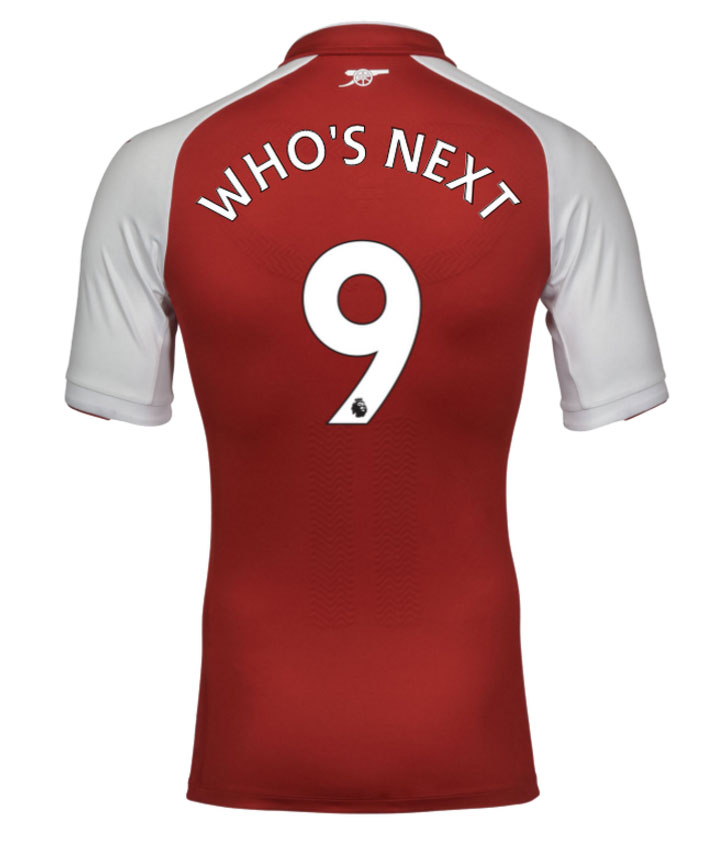 arsenal 9 shirt