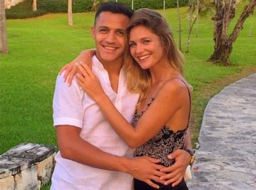 Alexis Sanchez and Mayte Rodriguez e1499883104966