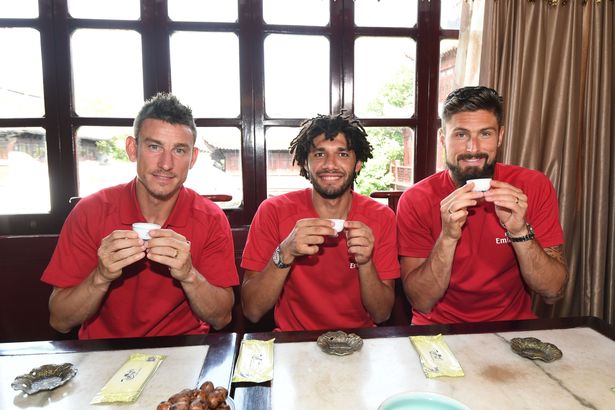 Arsenal Pre Season Tour tea tasting
