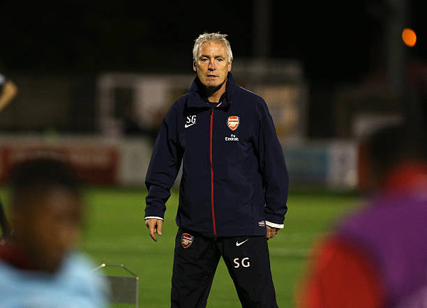 Arsenal coach Steve Gatting