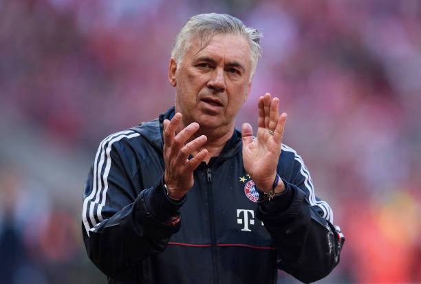 Carlo Ancelotti of FC Bayern Muenchen