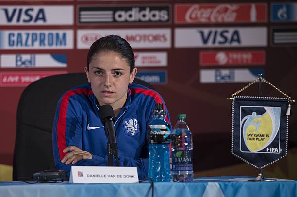 Danielle van de Donk at Euro 2017