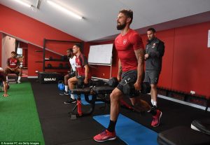 Dumbell lifts