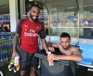 Lacazette and Coquelin