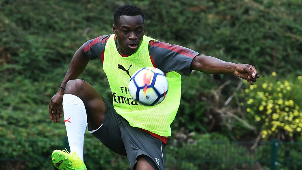 Marc Bola Arsenal going to Bristol Rovers. Picture from Arsenal dot com