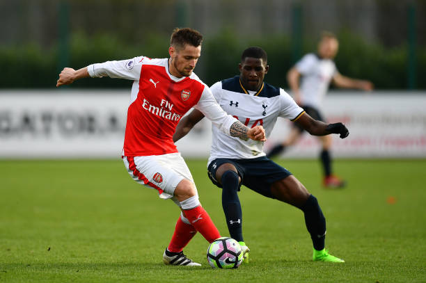 Mathieu Debuchy of Arsenal