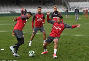 Walcott Malen Bramall Ozil