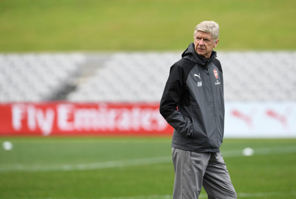 Arsene Wenger gave so much away about his job security with just one word 4 Wenger looks on