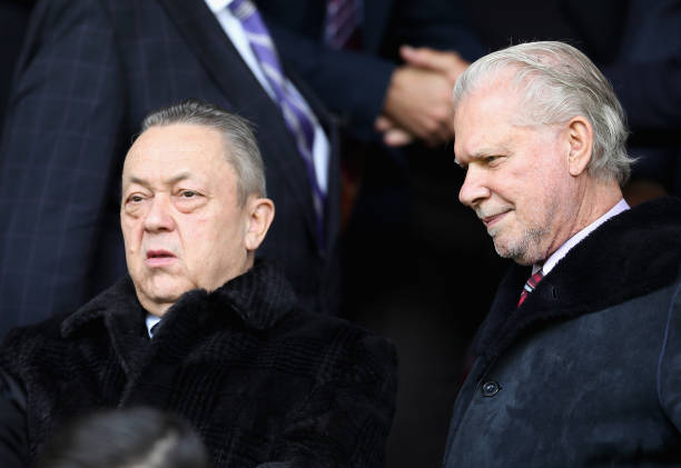 West Ham United owners David Sullivan and David Gold