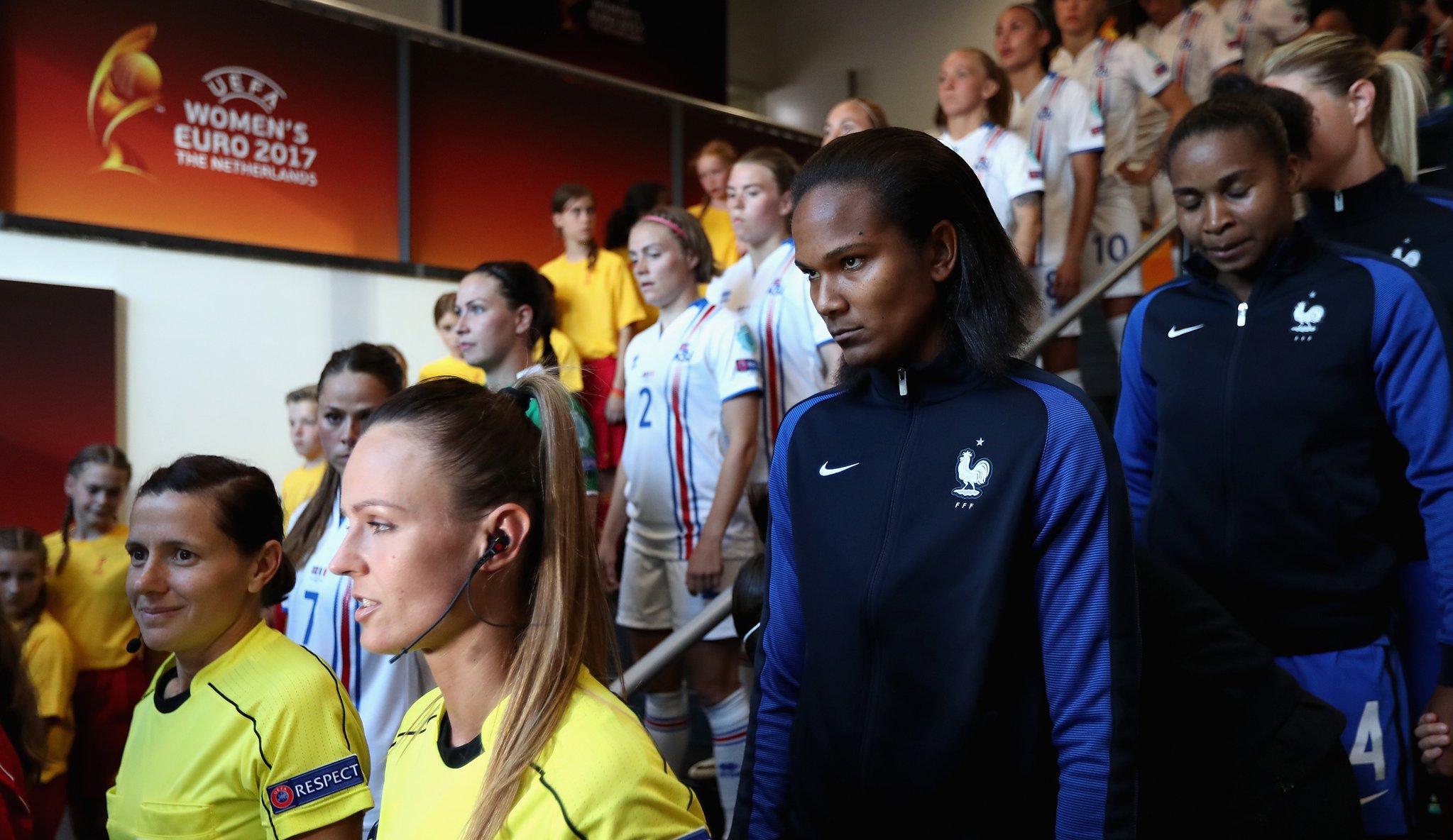 Womens Euros France Renard focused