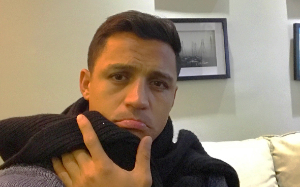 Alexis sick. Picture: Telegraph