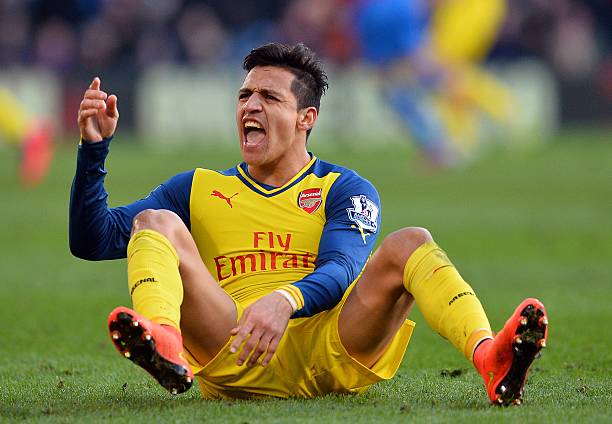 alexis sanchez angry