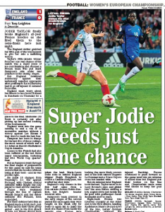 daily express 170731 jodie taylor