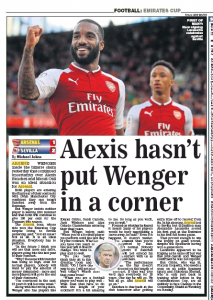 daily express 170731 wenger alexis contract