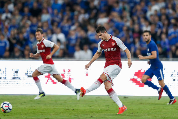 xhaka chelsea pre season