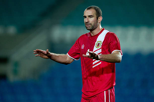 Danny Higginbotham of Gibraltar